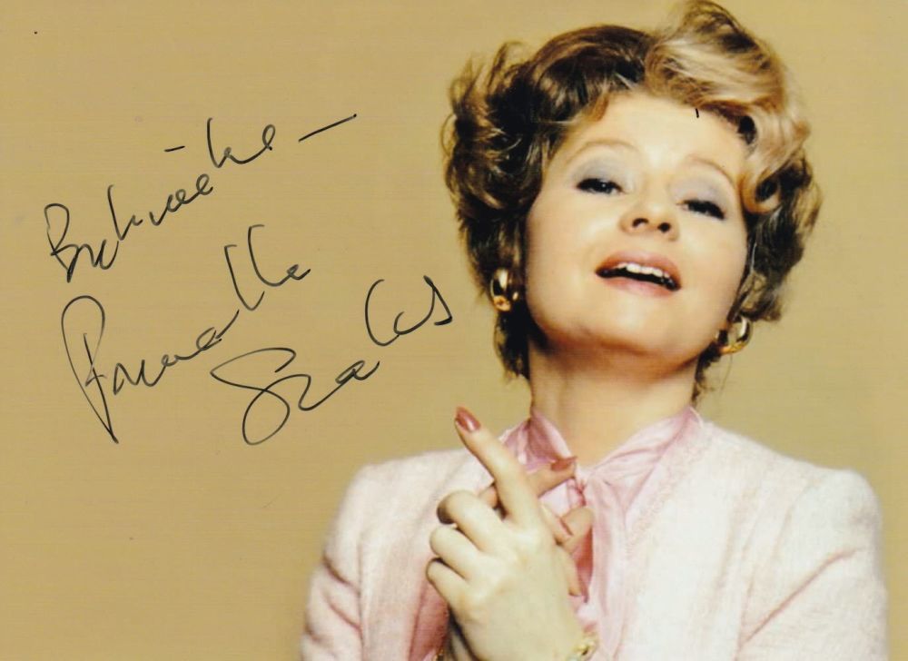Lot 180: Prunella Scales, Fawlty Towers Actress, 7x5 inch Signed...
