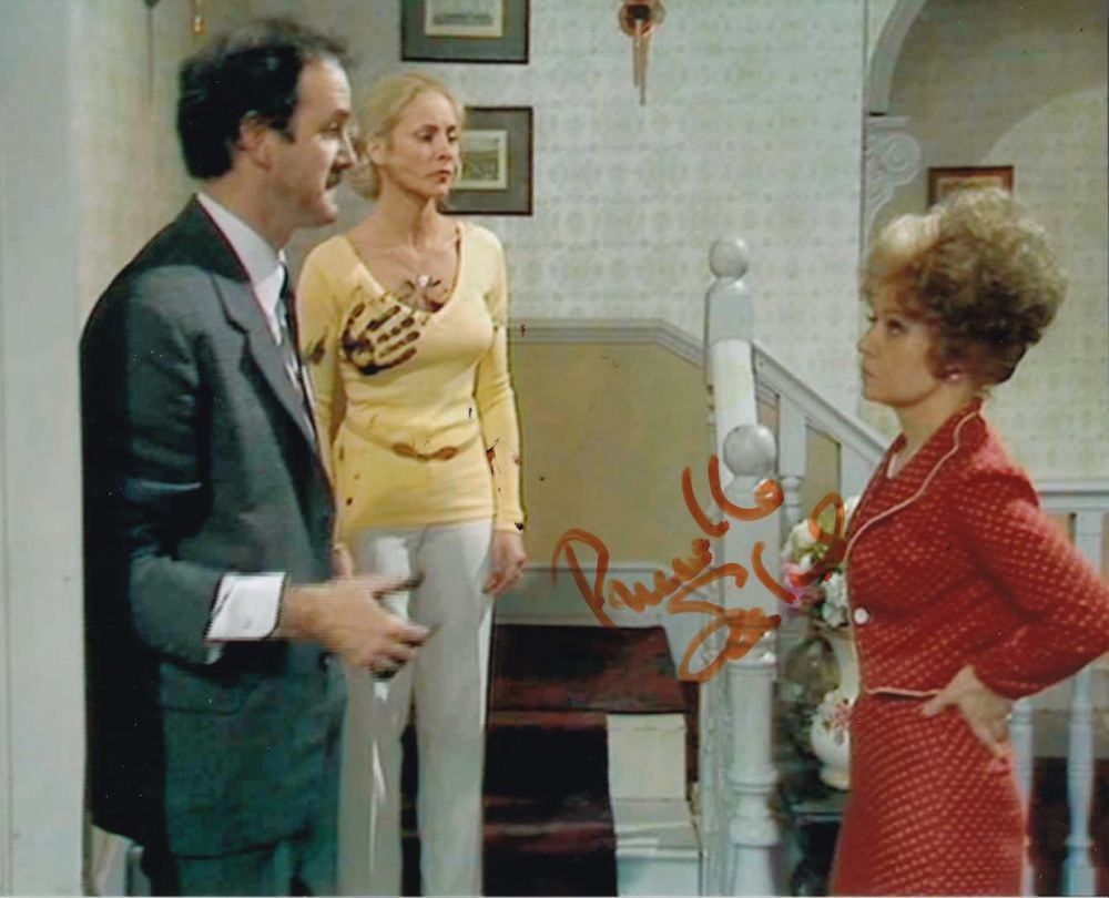 Lot 192: Prunella Scales, Fawlty Towers Actress, 10x8 inch Signed...