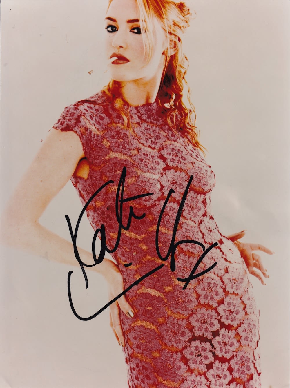 Lot 193: Kate Winslet, Award Winning Actress, Titanic, 10x8 inch...