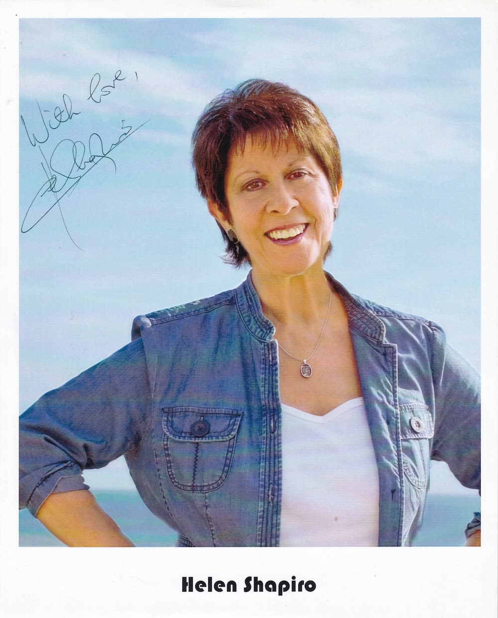Lot 197: Helen Shapiro, Chart Topping Singer, 10x8 inch Signed...