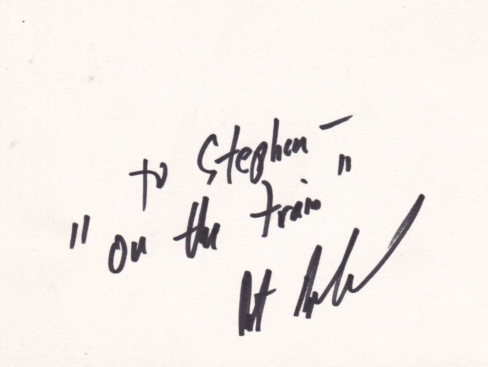 Lot 200: Burt Bacharach, American Composer & Songwriter, Signed White...