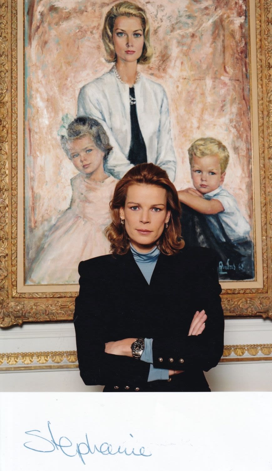 Lot 220: Princess Stephanie of Monaco, Monaco Royal Family, 8x4...