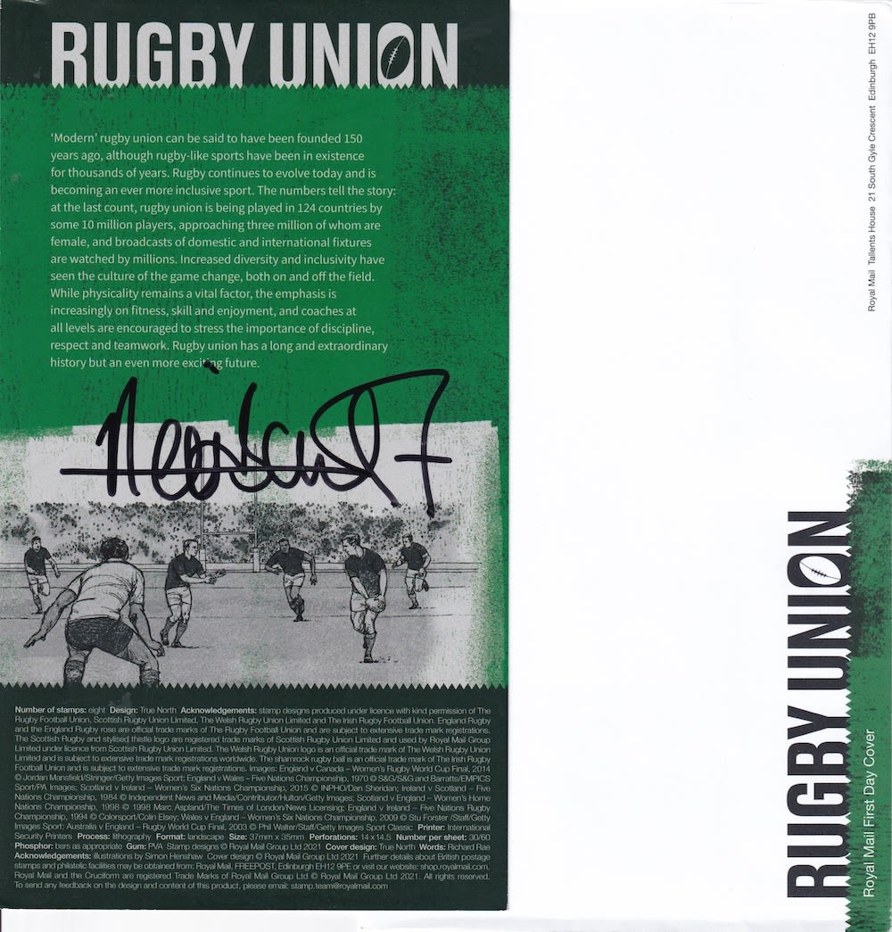 Lot 242: Neil Back, England Rugby Union World Cup Winner...