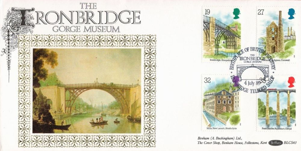 Lot 355: Benham FDC The Ironbridge Gorge Museum (BLCS 43)...