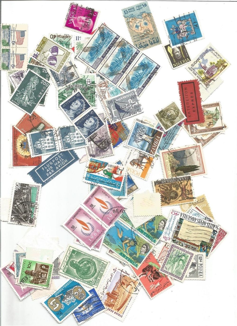 Lot 382: World stamp collection. Loose in bag. We combine...