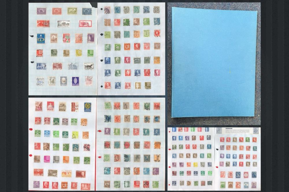 Lot 422: Denmark used Stamps in A Binder containing approx....