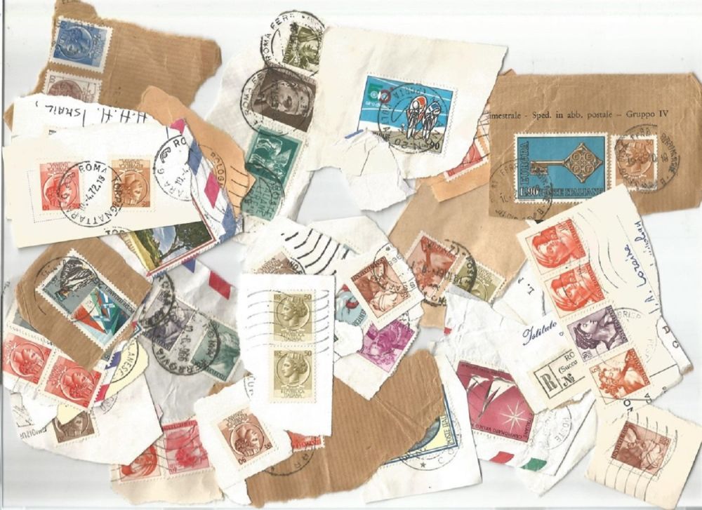 Lot 475: World stamp collection loose on backing paper. We...