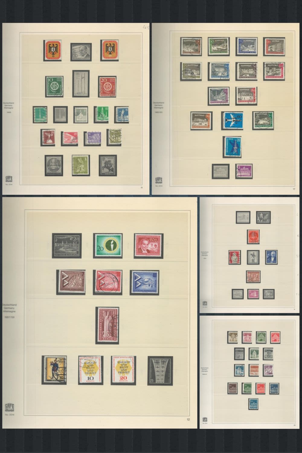 Lot 490: Berlin used Stamps in a Safe Album containing...