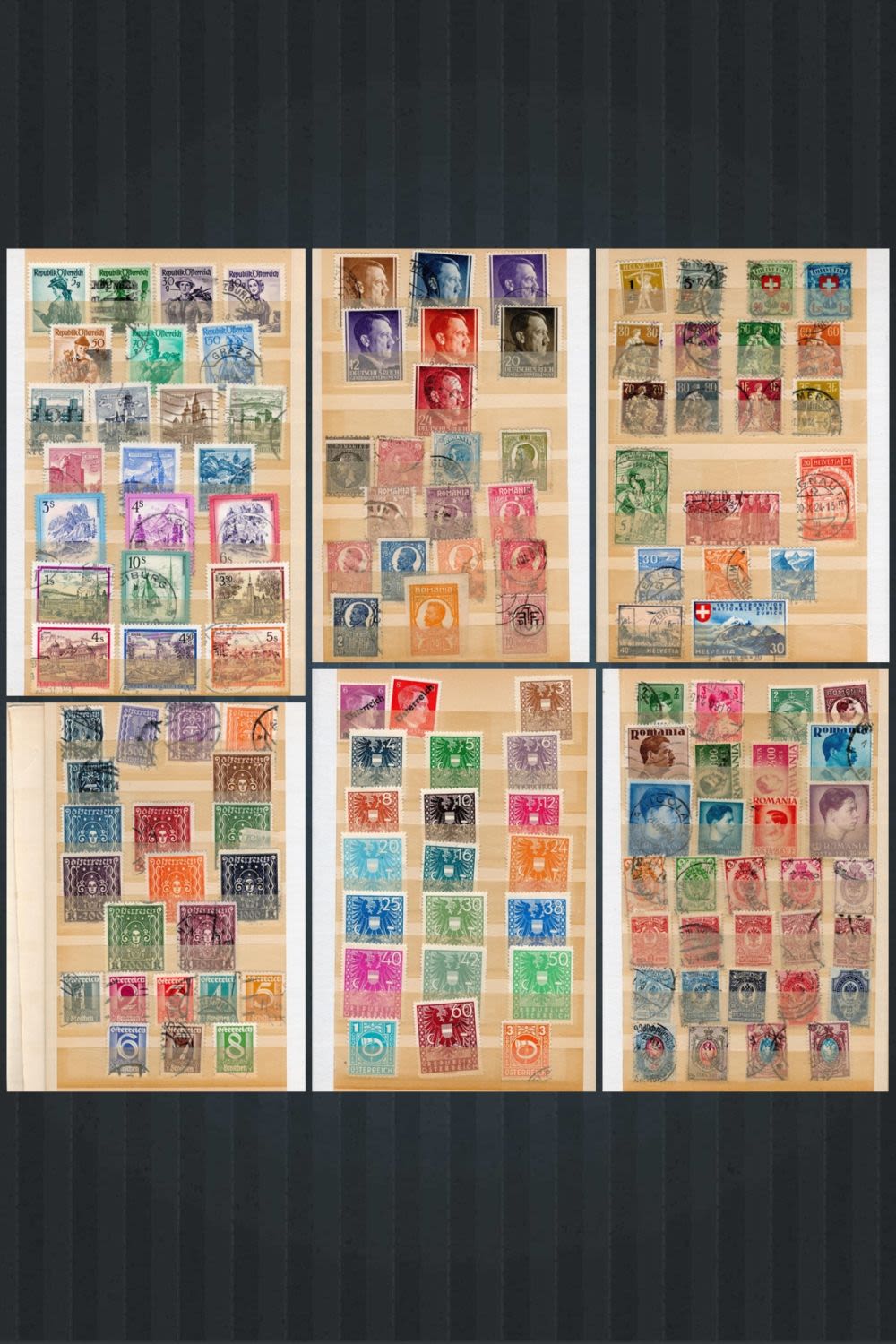 Lot 495: Austria, Germany plus others used Stamps in a...
