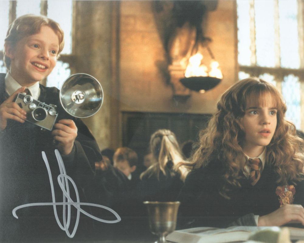 Lot 54: Harry Potter actor Hugh Mitchell signed 10 x...