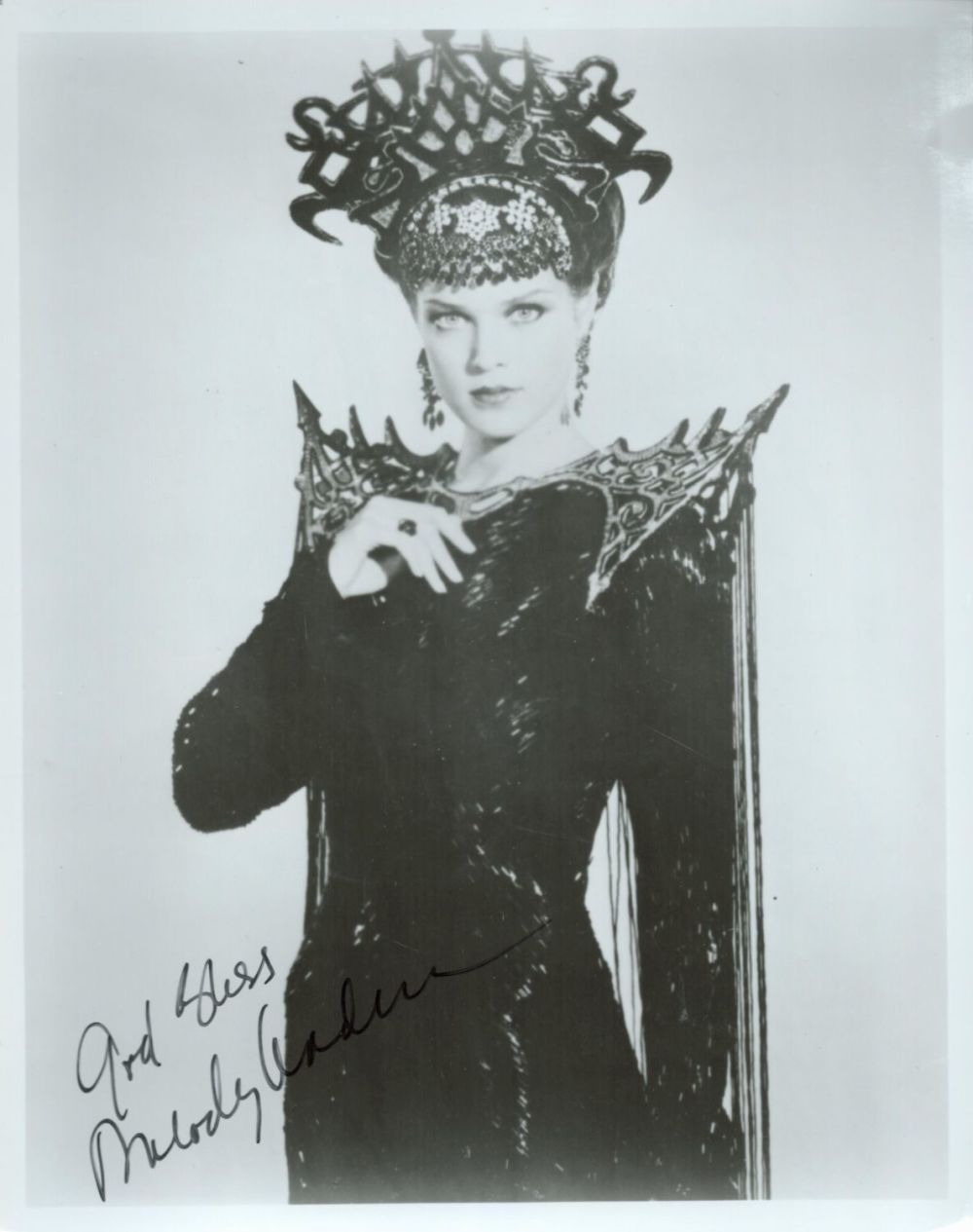 Lot 64: Flash Gordan actress Melody Anderson signed 10 x...