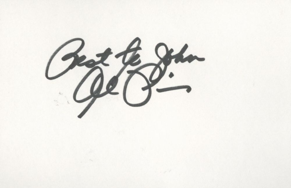 Lot 81: Goodfellas actor Joe Pesci signed 6 x 4...