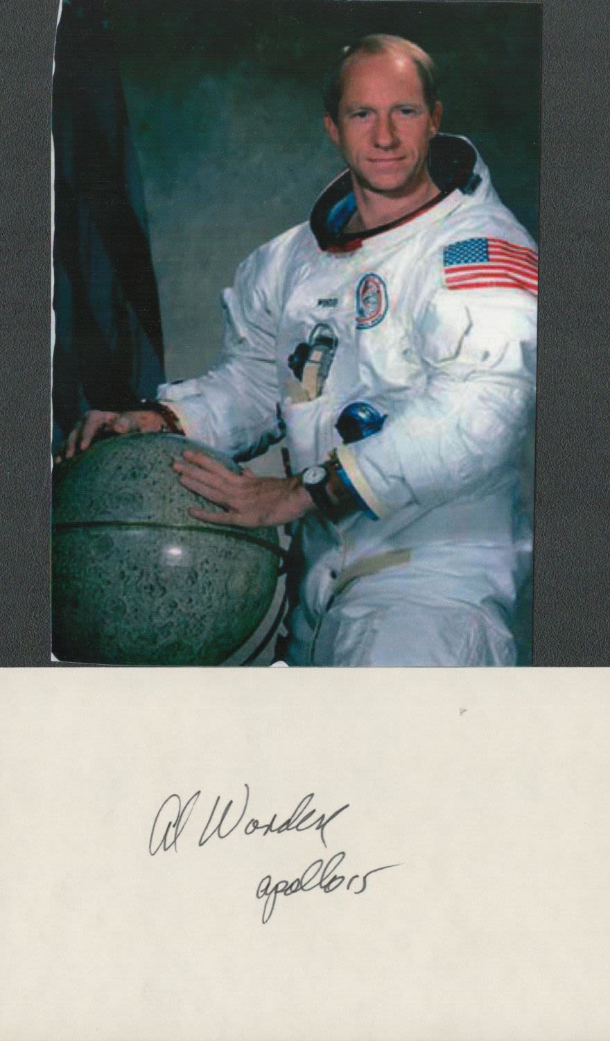 Lot 100: Astronaut Col Al Worden Apollo 15 CMP signed...