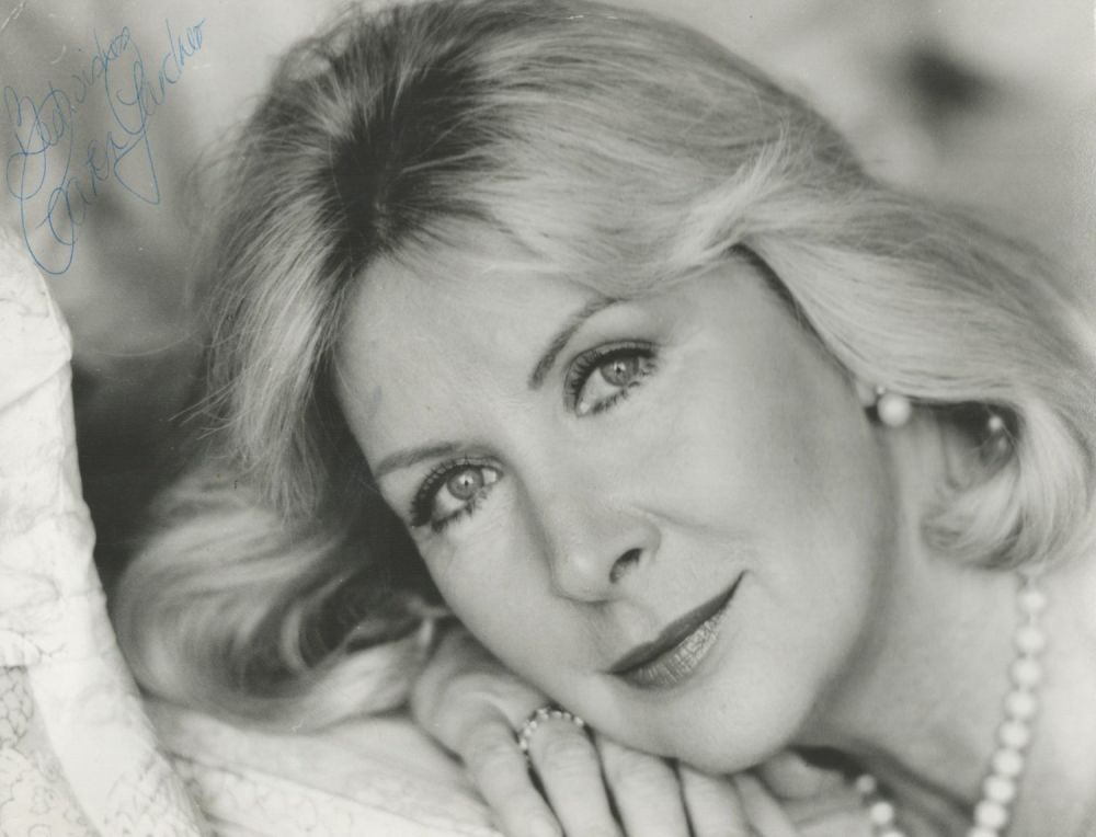 Lot 139: Actress Caron Gardner signed 7 x 5 inch...