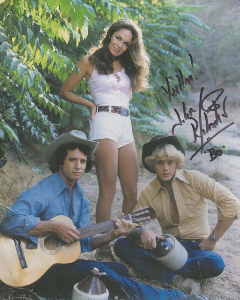 Lot 150: John Schneider as Bo in Dukes of Hazard...