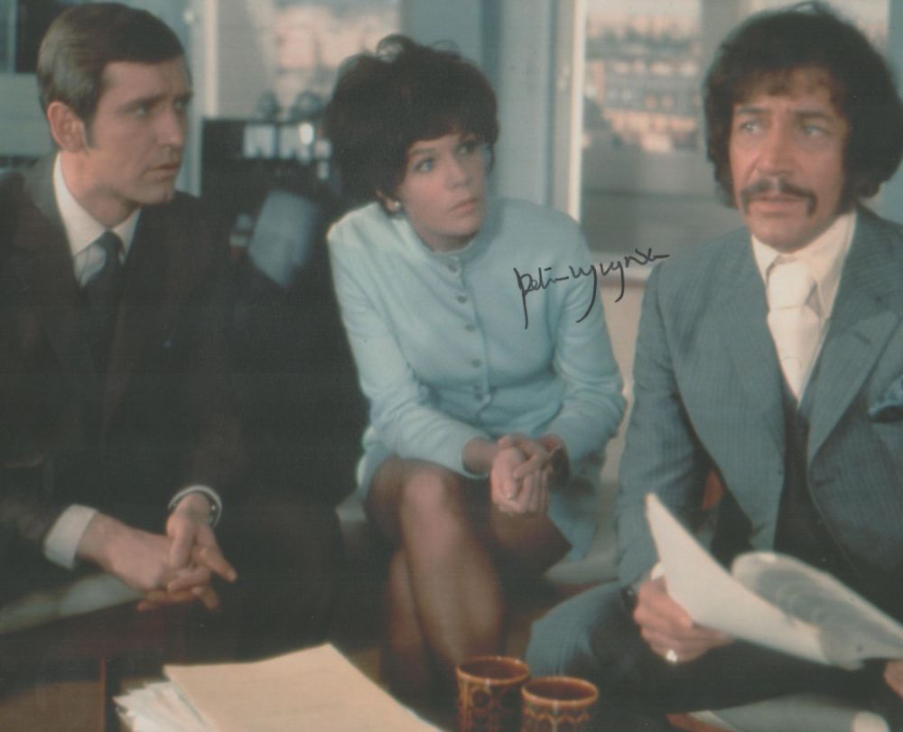 Lot 151: Actor Peter Wyngarde signed 10 x 8 inch...