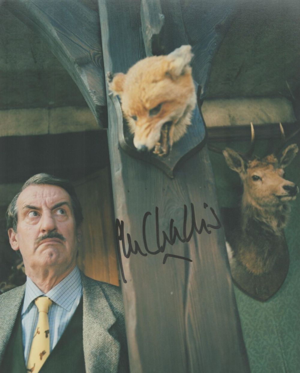 Lot 152: Actor John Challis signed 10 x 8 inch...