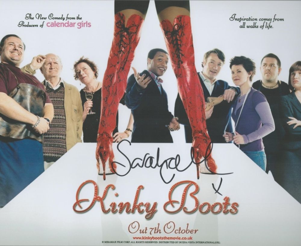 Lot 161: Kinky Boots Sarah Jane Potts signed 10 x...