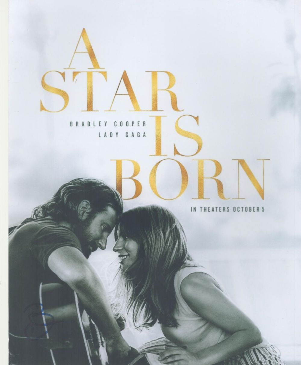 Lot 165: Actor Bradley Cooper signed 10 x 8 inch...