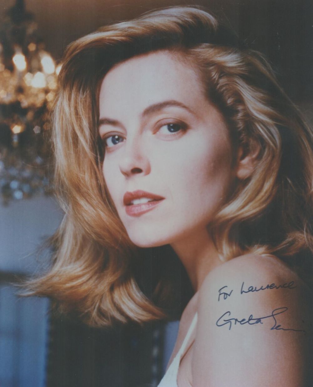 Lot 176: Actress Greta Scacchi signed 10 x 8 colour...