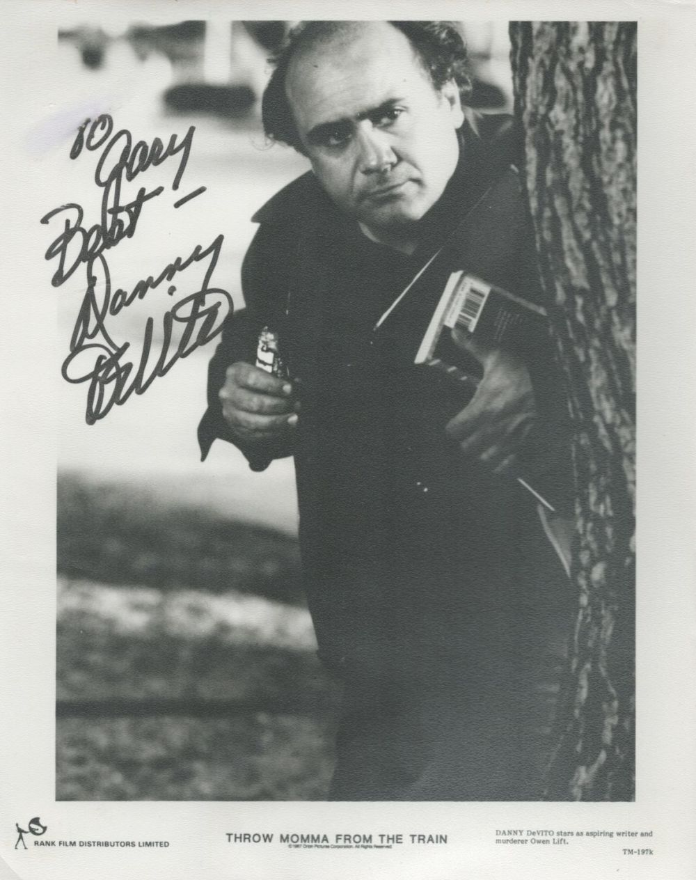 Lot 182: Actor Danny Devito signed 10 x 8 inch...