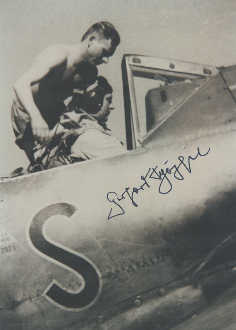 Lot 210: WW2 Luftwaffe ace Gunter Seeger signed 7 x...