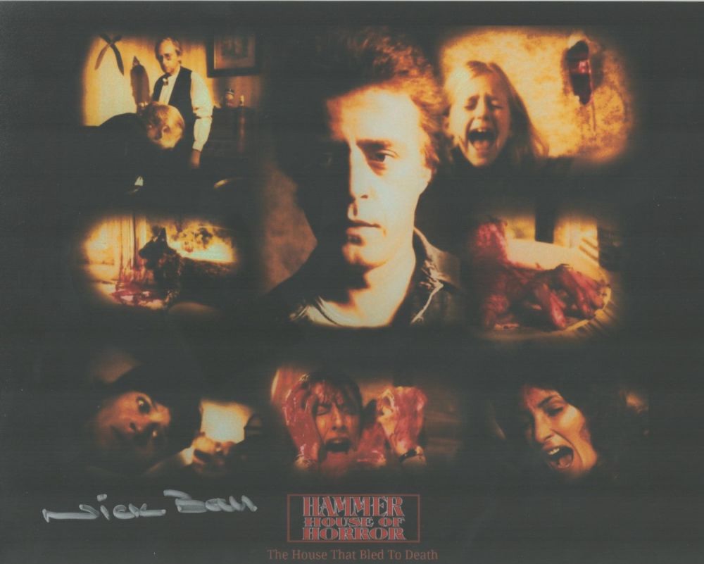 Lot 217: Hammer House of Horror Nicholas Ball signed 10...