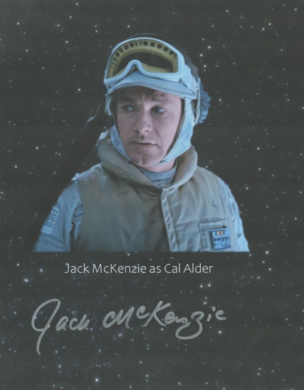 Lot 221: Star Wars Jack Mckenzie as Cal Alder signed...