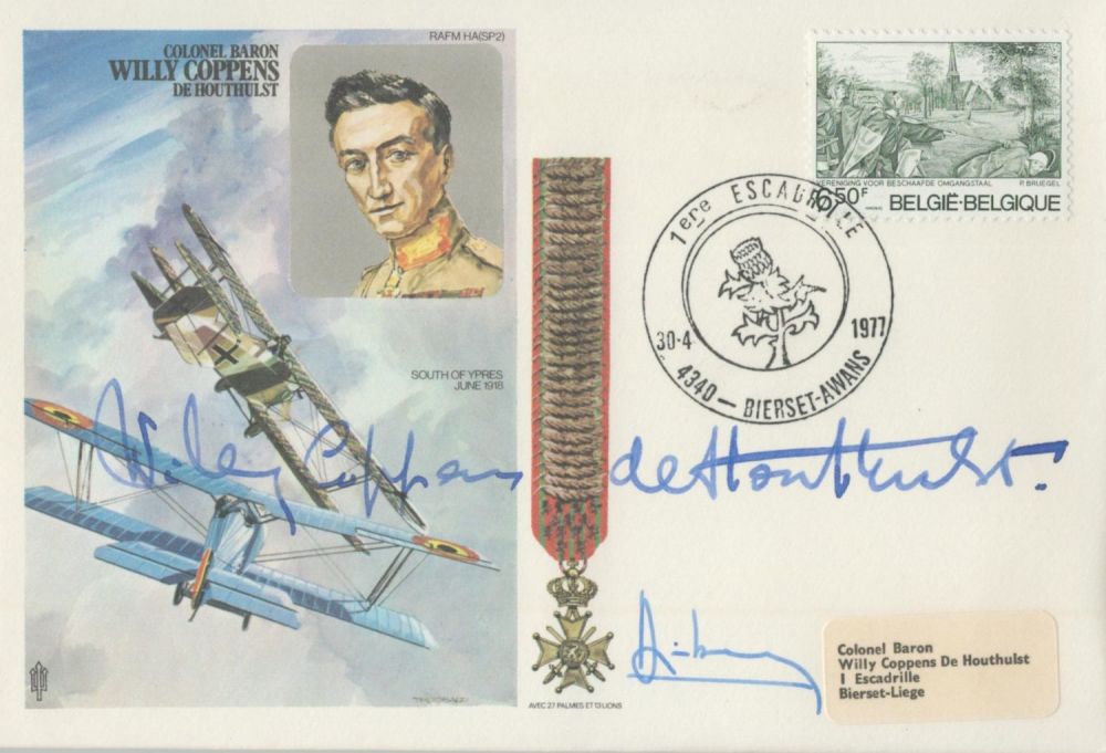 Lot 253: Great War ace Baron Willy Coppins De Houthust...