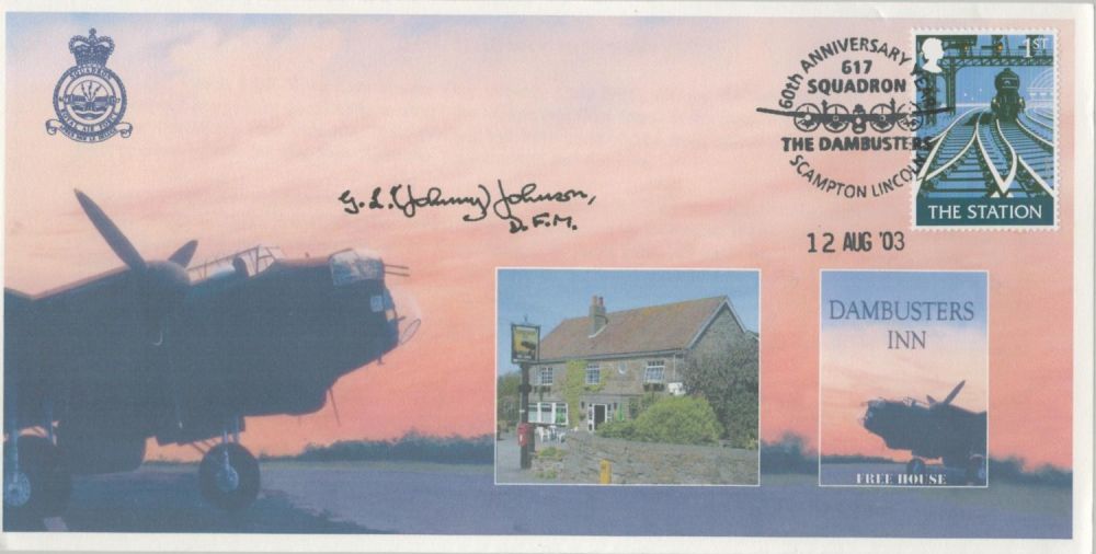 Lot 260: Dambuster raid veteran G L Johnny Johnson DFM...