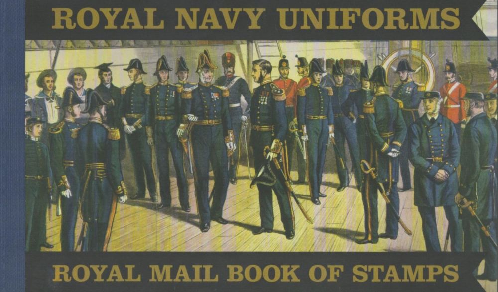 Lot 262: Royal Navy Uniforms Royal Mail Prestige Stamp Booklet,...