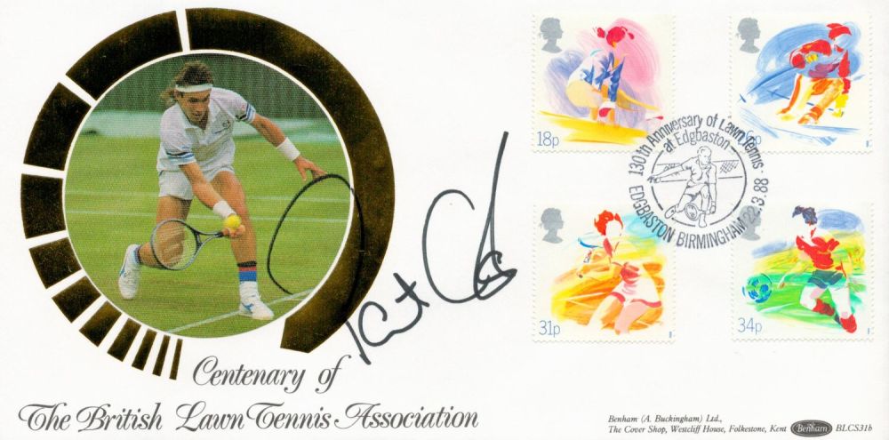 Lot 59: Tennis Pat Cash signed Centenary of the British...