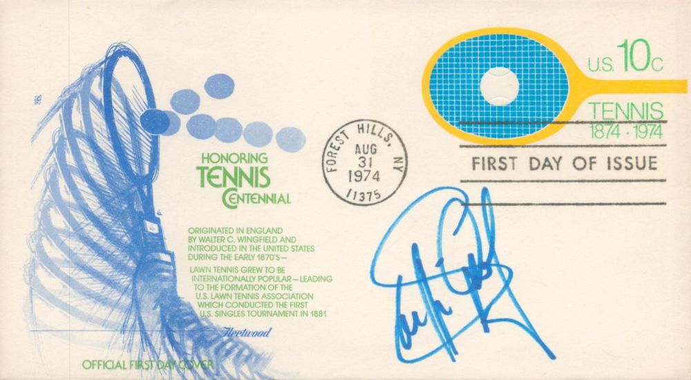 Lot 66: Tennis Steffi Graf signed Honouring Tennis Centennial FDI...