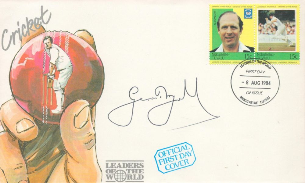 Lot 82: Cricket Geoffrey Boycott signed Cricket Leaders of the...