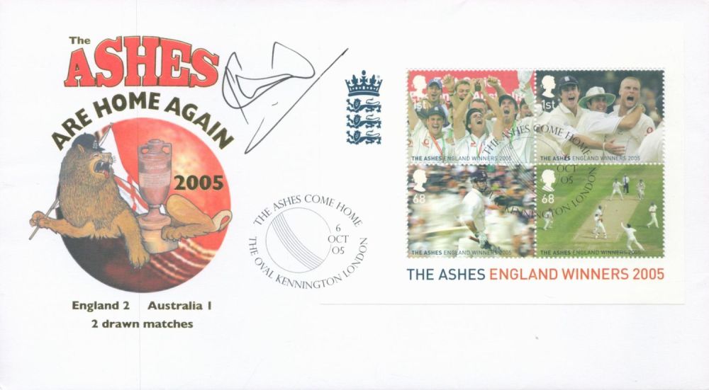 Lot 84: Cricket Ian Botham signed The Ashes Are Home...