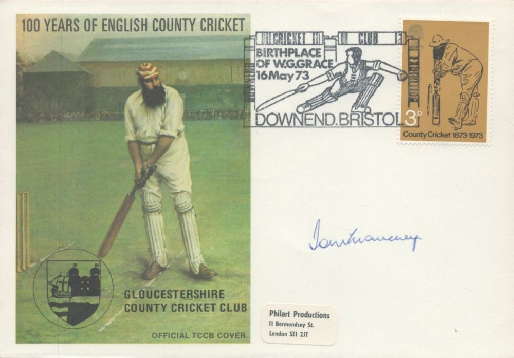 Lot 90: Cricket Tom Graveney signed 100 Years of English...