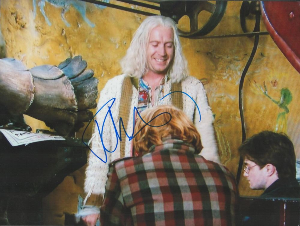 Lot 100: Rhys Ifans signed 10x8 colour Harry Potter photo....