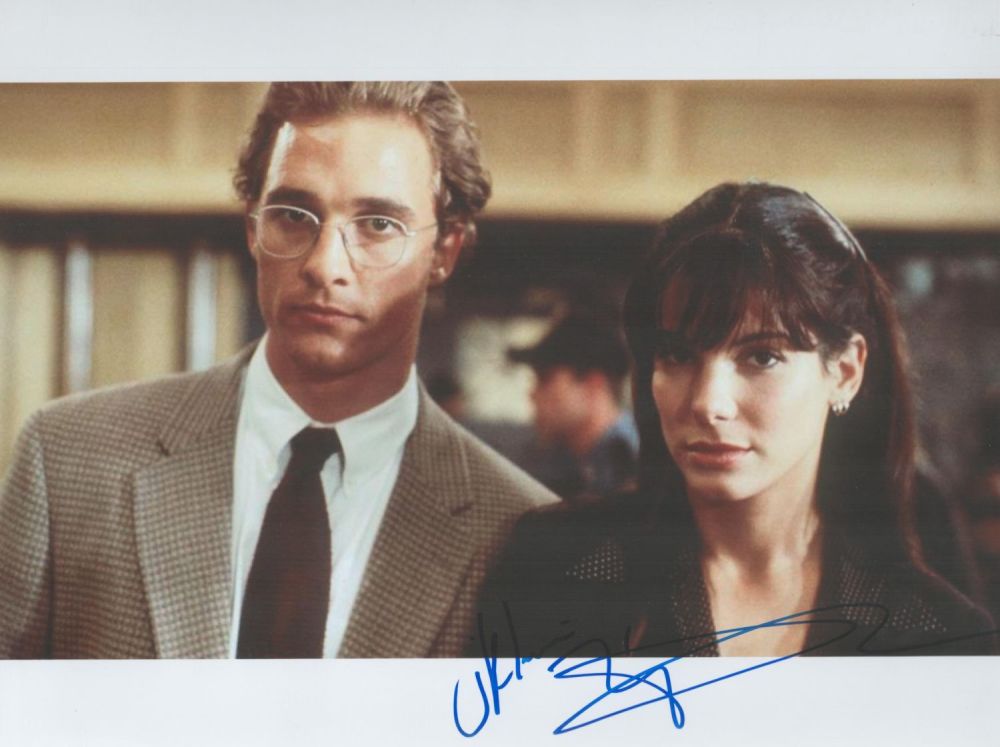 Lot 106: Matthew McConaughey signed 10x8 colour photo. McConaughey is...