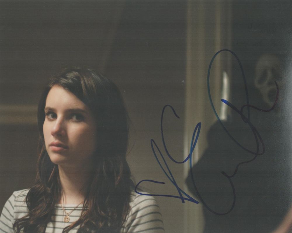 Lot 108: Emma Roberts signed 10x8 colour photo. Roberts is...