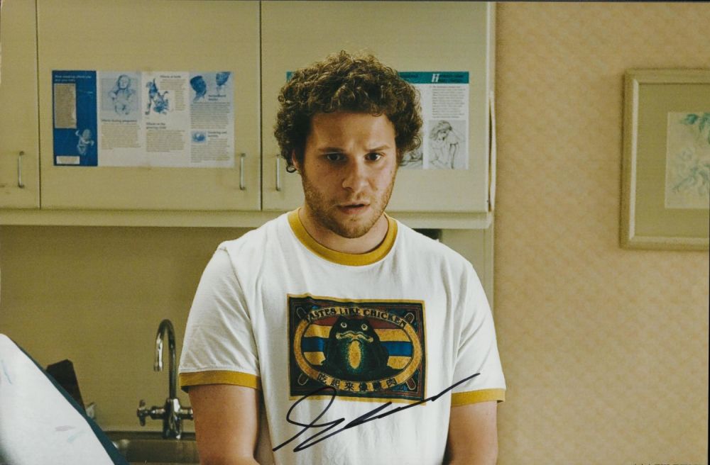 Lot 144: Seth Rogen 12x8 colour photo. Rogen is a...