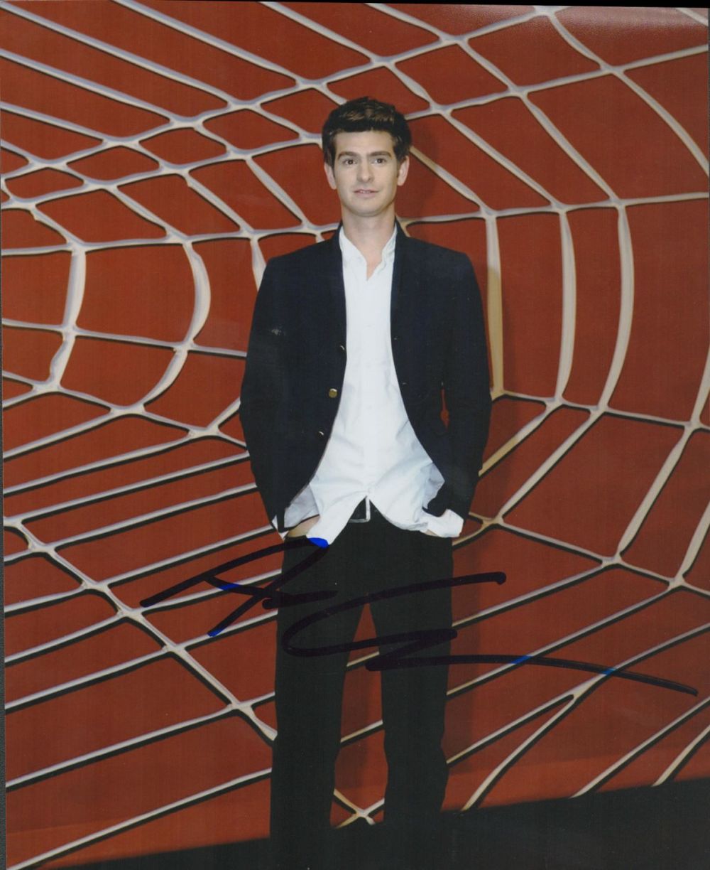 Lot 150: Andrew Garfield signed 10x8 colour photo. Garfield is...