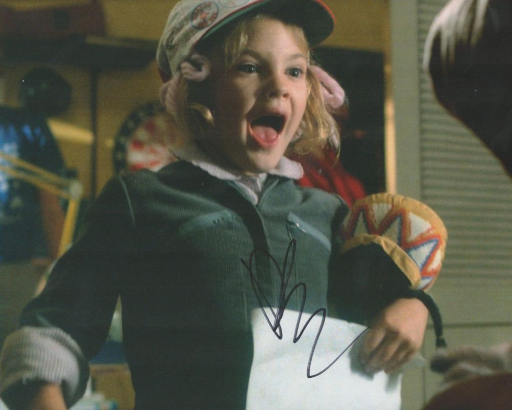 Lot 172: Drew Barrymore signed 10x8 colour photo. Barrymore is...