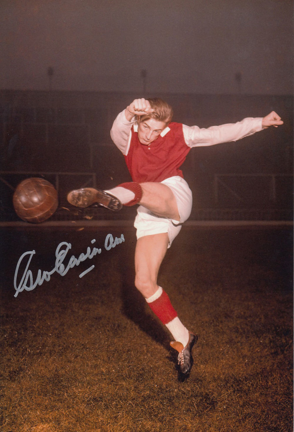 Lot 201: Autographed GEORGE EASTHAM 12 x 8 photo -...