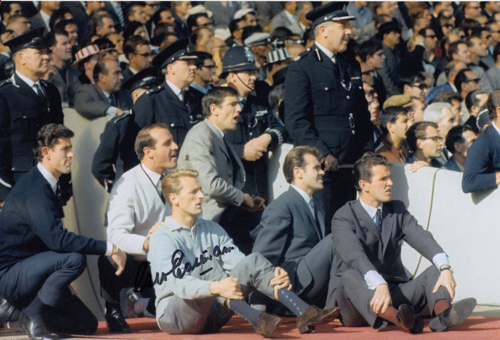 Lot 214: Autographed GEORGE EASTHAM 12 x 8 photo -...