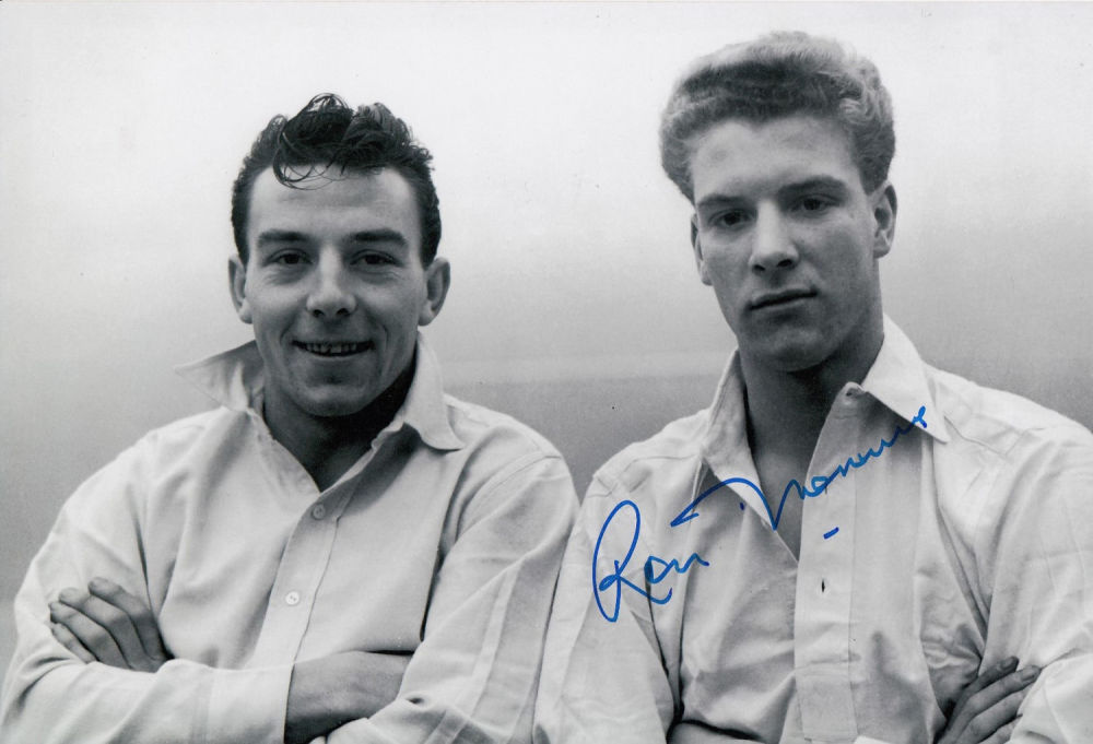 Lot 215: Autographed RON FLOWERS 12 x 8 photo -...