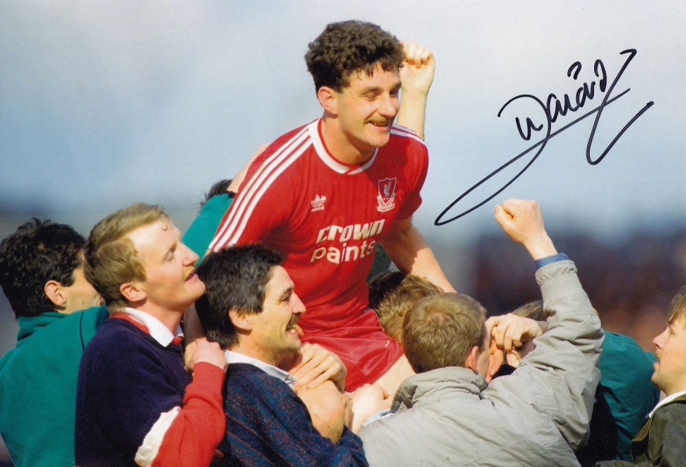 Lot 218: Autographed JOHN ALDRIDGE 12 x 8 photo -...