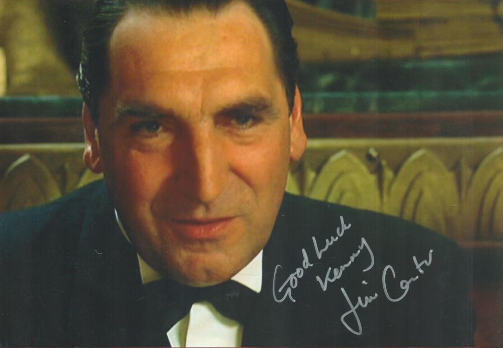 Lot 278: Jim Carter signed 10x8 colour photo. James Edward...