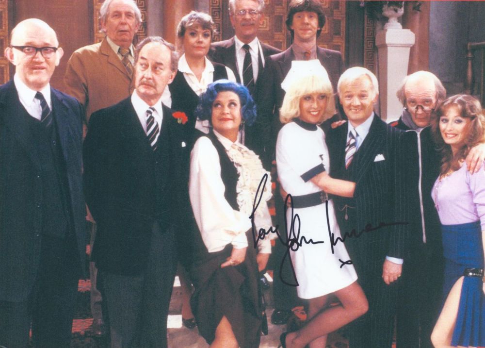 Lot 287: John Inman signed Are you Being Served 10x8...