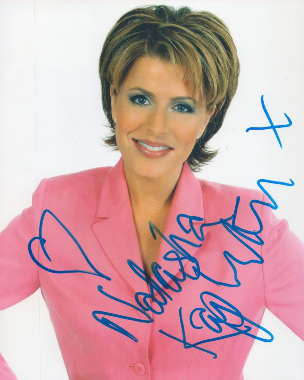 Lot 289: Natasha Kaplinsky signed 10x8 colour photo. Natasha Margaret...