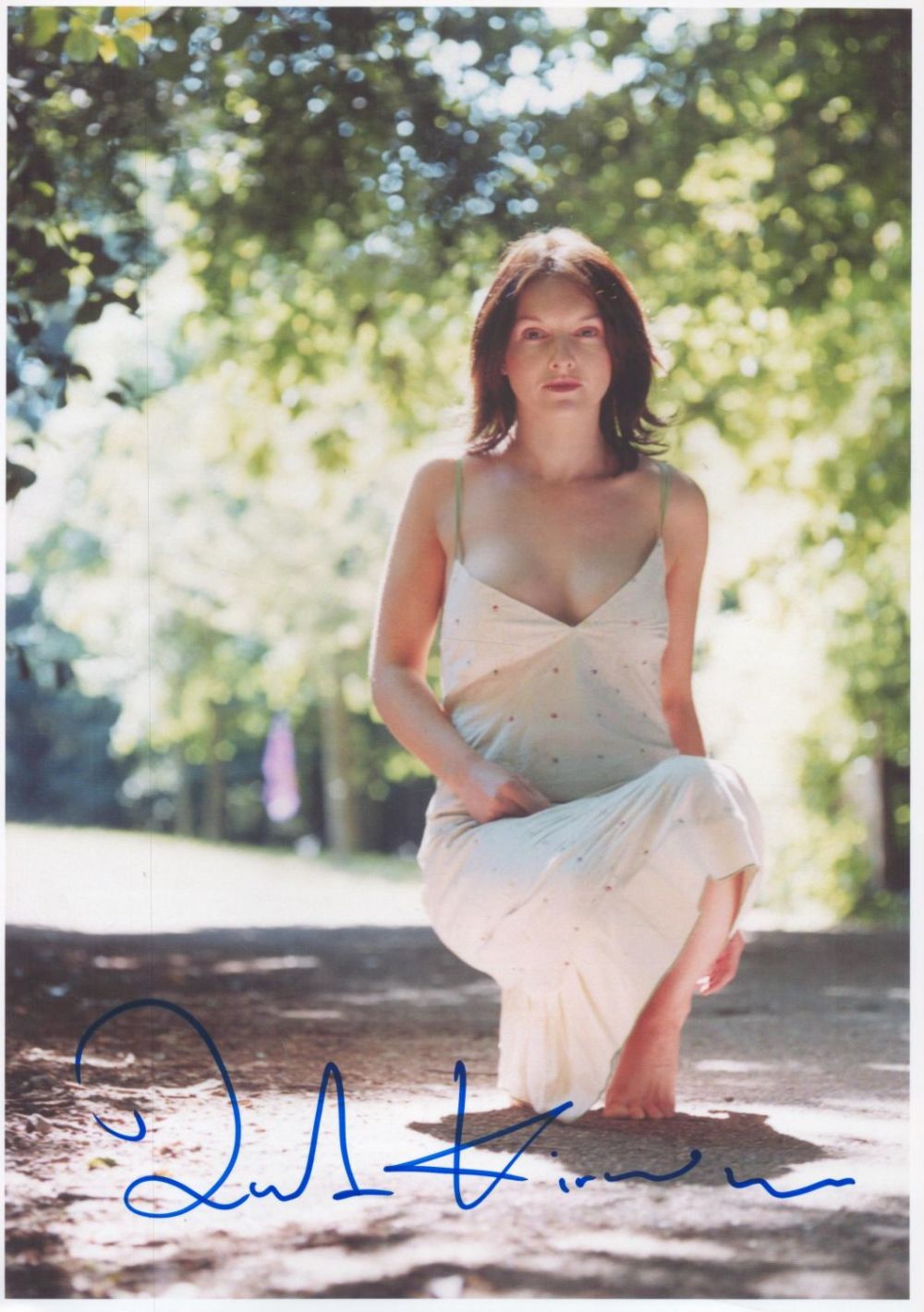 Lot 290: Dervla Kirwan signed 12x8 colour photo. Dervla Kirwan...
